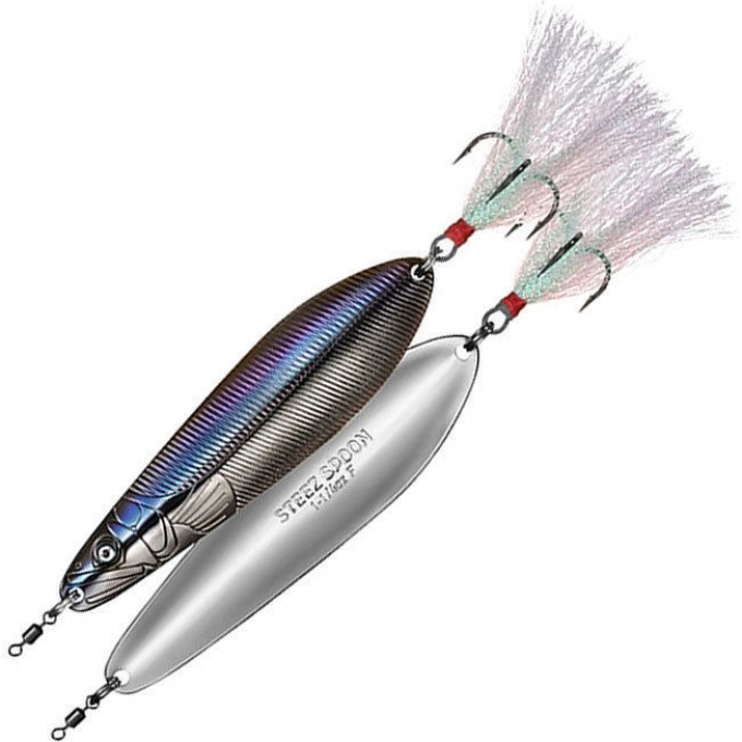 Блесна DAIWA STEEZ SPOON 35g (1-1/4 oz) PURPLE WAKASAGI 07434462