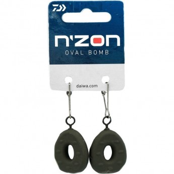 Груз DAIWA N´ZON Oval Bomb 20г 2шт Груз DAIWA N´ZON Oval Bomb 20г 2шт