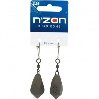 Груз DAIWA N´ZON Quad Bomb 30г 2шт Груз DAIWA N´ZON Quad Bomb 30г 2шт