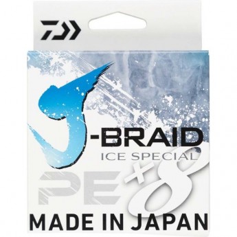 Шнур DAIWA J-Braid Ice Special x8E 0.13mm-50m Island Blue Шнур DAIWA J-Braid Ice Special x8E 0.13mm-50m Island Blue